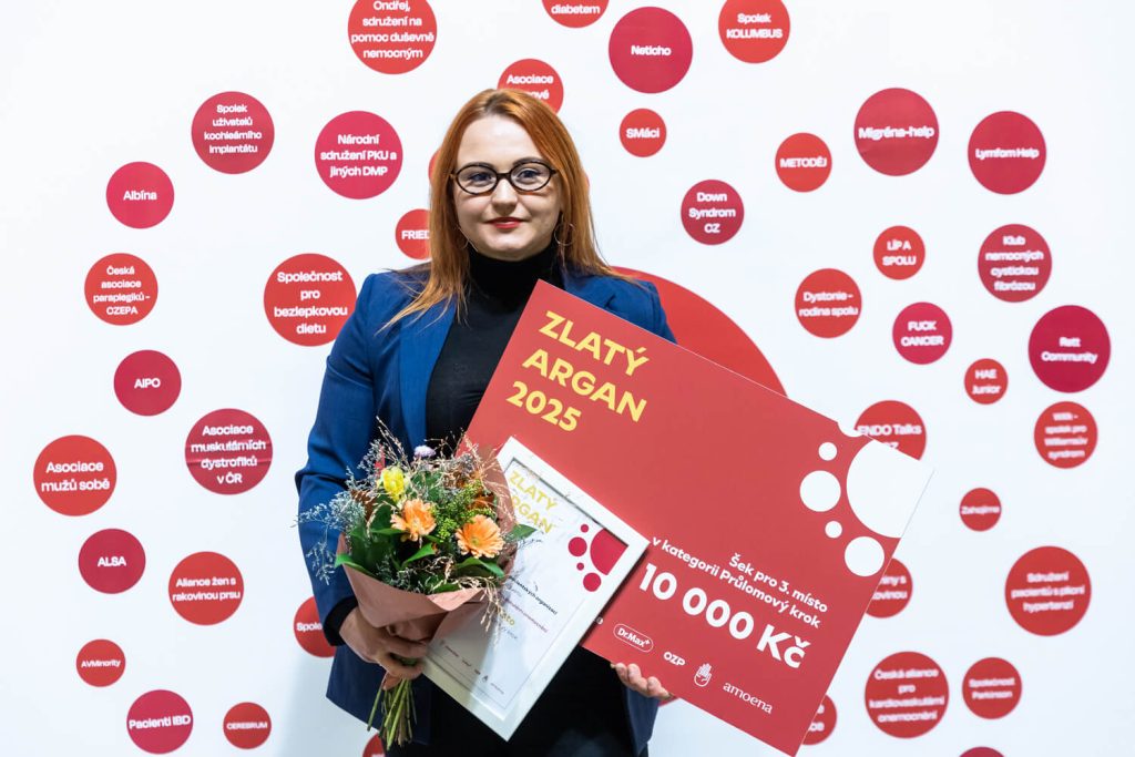 ZLatý Argan 2025 ČAKO Česká aliance pro kardiovaskulární onemocnění