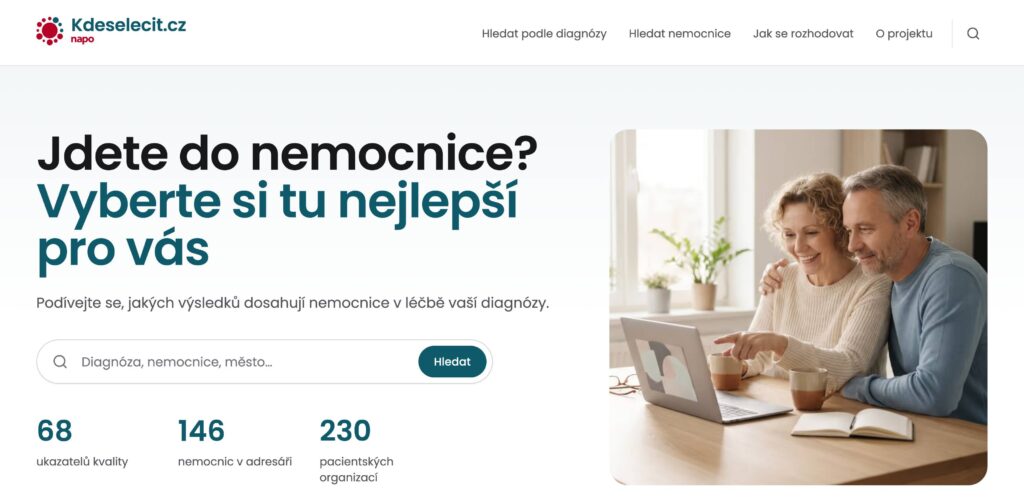Kdeselecit.cz printscreen homepage